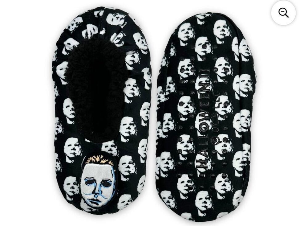 Women's Halloween II Michael Myers 3D Slipper Socks  1-Pack  Size 7.5-8.5 NWT